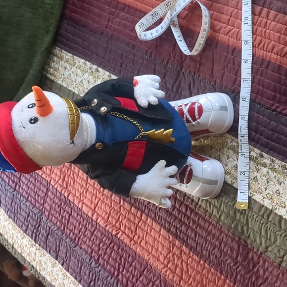 GEMMY* Rappin' Snowman 12" 4  AA batt incl., fully operational, lights up dances - Picture 13 of 13